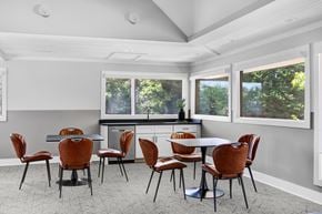 Raleigh apartment for rent - a dining room with a table and chairs