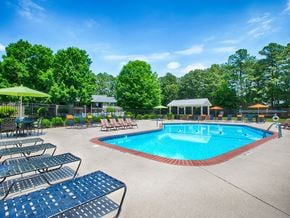 Raleigh apartment for rent - Pool at Hunting-Ridge-Apartments