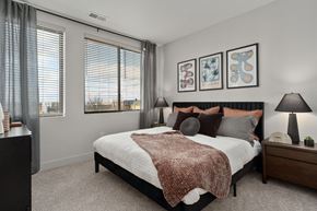 Columbus apartment for rent - Bedroom with large comfortable bed at The Pembroke, Columbus