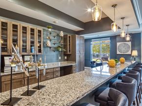 Fredericksburg apartment for rent - bar and counter in the Residents Clubhouse