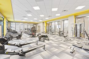 Wilmington apartment for rent - Fitness area at Pier 33 apartments at Pier 33 Apartments, Wilmington, NC, 28401