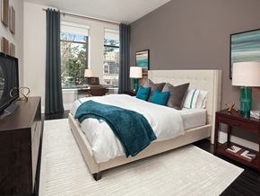 Richmond apartment for rent - Bedroom at Deco at CNB luxury apartments