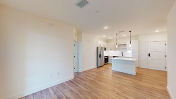 Luxury vinyl plank flooring