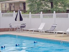 Wilmington apartment for rent - Pool at Chateau Terrace Apartments in Wilmington NC