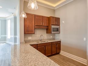 Lynchburg apartment for rent - Clubhouse Kitchen at Logans Landing Apartments in Lynchburg VA