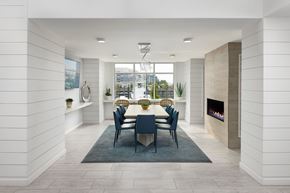 Norfolk apartment for rent - A dining room with a table set for six at The Port at East Beach Apartments and Marina in VA, 23518