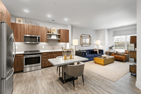 Columbus apartment for rent - Living Area the The Nicholas, Columbus, OH, 43215