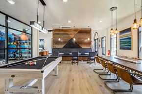 Charlotte apartment for rent - a game room with a pool table and a bar