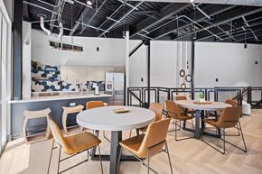Raleigh apartment for rent - Clubhouse Dining Area at The Falstaff in Raleigh, NC 27610