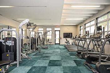 Fitness center with on demand yoga and exercise programs