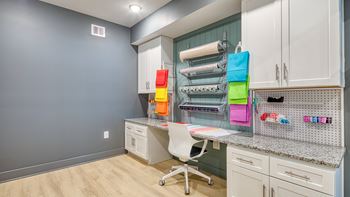 Gift wrap station