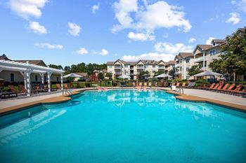 Resort style saltwater swimming pool