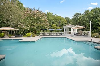 Gorgeous pool with sundeck and lounge furniture