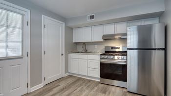 White shaker cabinets*