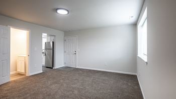 Plush carpeting in bedrooms