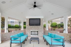 Raleigh apartment for rent - Outdoor Lounge Area at Montecito West in North Carolina 27609