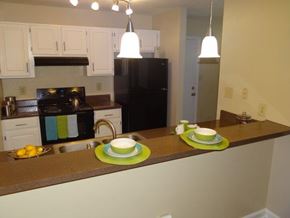Raleigh apartment for rent - Kitchen at Pine Winds Apartments in Raleigh NC 2