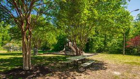 North Chesterfield apartment for rent - A park with a picnic table and trees.