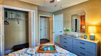 Spacious closets in each bedroom