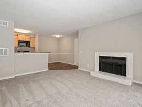 Raleigh apartment for rent - fireplace at Sommerset Apartments in Raleigh NC