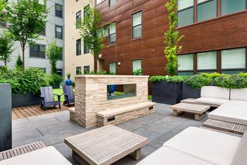 Dining outside area