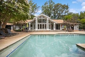 Greensboro apartment for rent - take a dip in the pool at villas at houston levee west apartments in cord at Wendover River Oaks, North Carolina