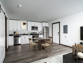 Bozeman apartment for rent - Modern Kitchen and Dining Room at THE MADISON, Bozeman, Montana