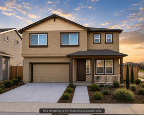 Chico apartment for rent - A house with a brown garage door and a brown front door.