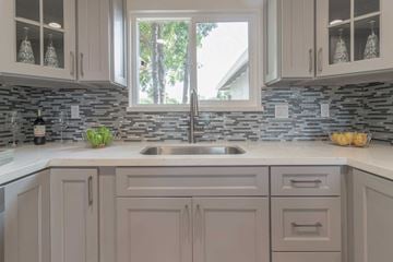 Pittsburg apartment for rent - A kitchen with a sink and a window.