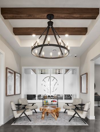 Clubhouse with reservable entertainment space