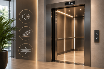Two tk eox smart elevators