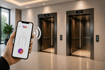 Smartphone elevator calling