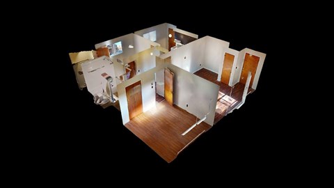 Floor plan for 2 beds, 1 bath, 780 sqft