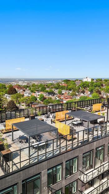 Outdoor terrace and bbqs