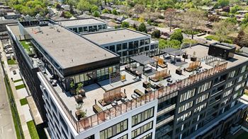 Outdoor terrace and bbqs