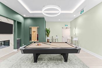 Billiards room