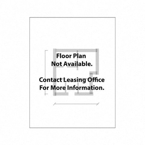 Floor plan for 3 beds, 1 bath, 830 sqft
