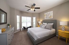 Charlotte apartment for rent - Large bedrooms accommodate king size furniture