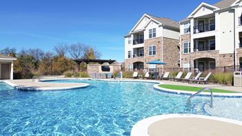 Pool with swim lane