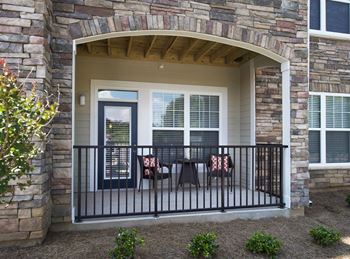 Patios/balconies with storage