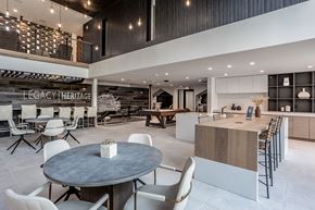 Wake Forest apartment for rent - Social lounge with kitchen
