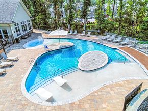 Wake Forest apartment for rent - Beach-entry saltwater pool with sundeck and TV