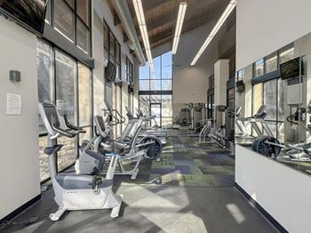 Professional fitness studio with precor equipment