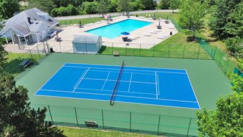 Pickleball court