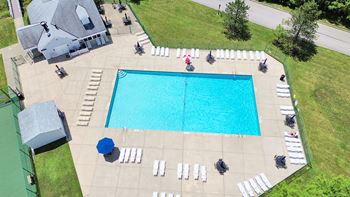 Heated outdoor pool