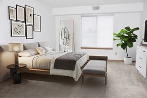 Parma Heights apartment for rent - Main bedrooms accommodate king size furniture