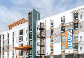 Denver apartment for rent - A multistory building showing exterior of Avenue 8 at Mayfair.