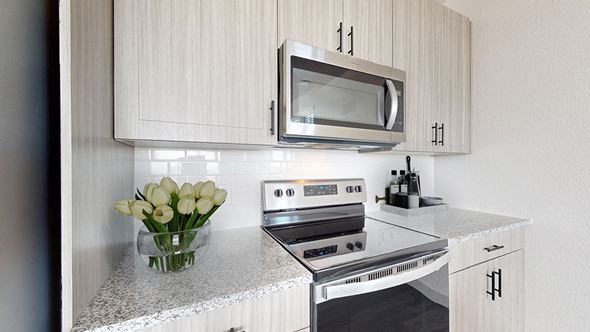 Lakewood apartment for rent - Kitchen Appliances at Railside at Wadsworth Station, Colorado
