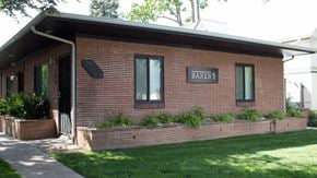 Denver apartment for rent - A brick building with the number 9 on it.