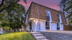 Littleton townhouse for rent - A house with the number 688 on the front door.